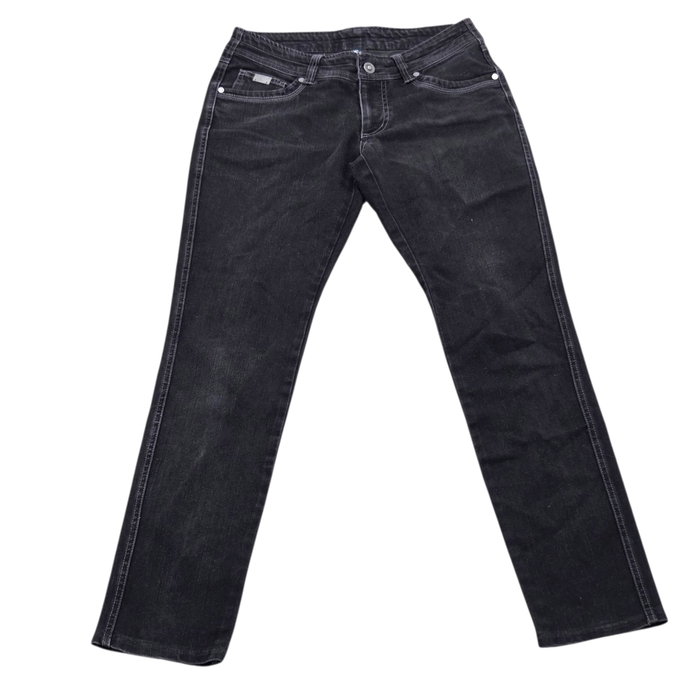 Kuhl DANZR Black Skinny Jean w/Drawstring Size 6 Short EUC Style 6201